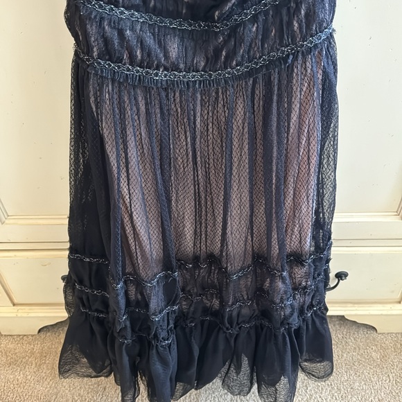 Max Studio London Halter Cocktail Black Dress - Picture 7 of 9